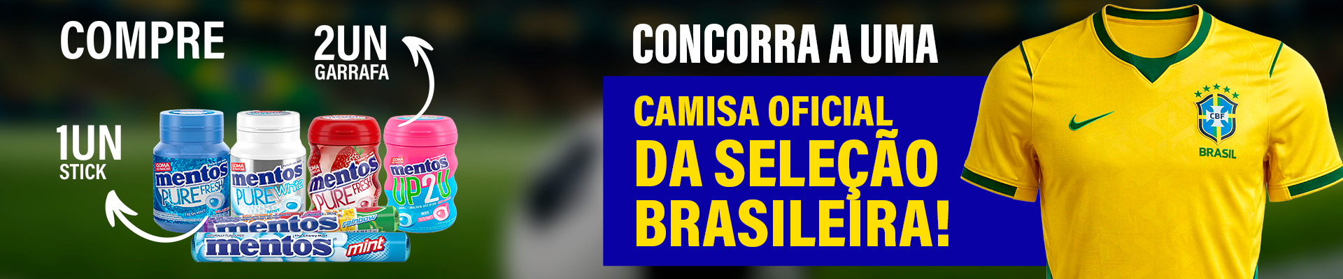 SORTEIO CAMISA OFICIAL SELEÇÃO BRASILEIRA