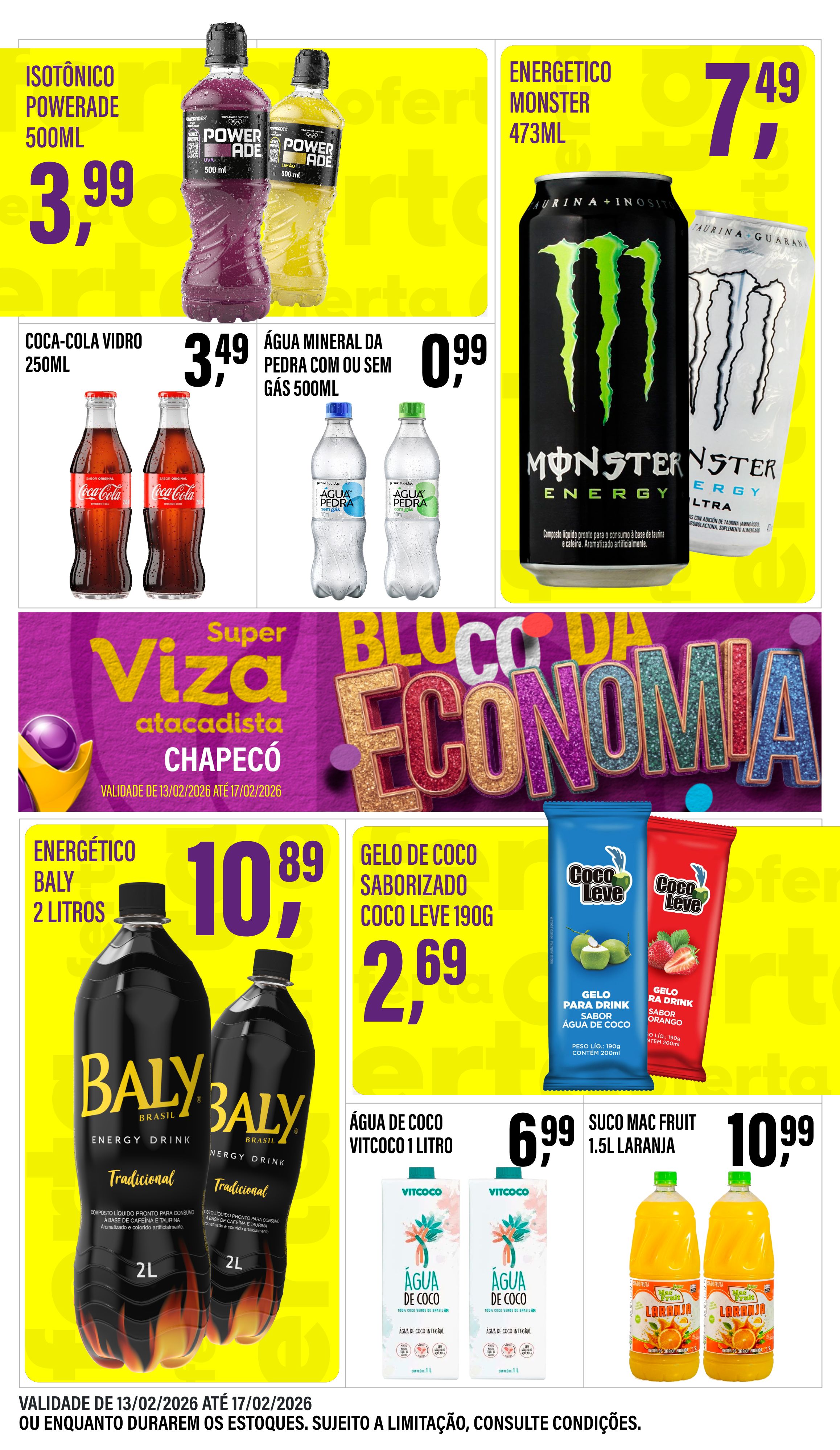 BLOCO DA ECONOMIA - BEBIDAS