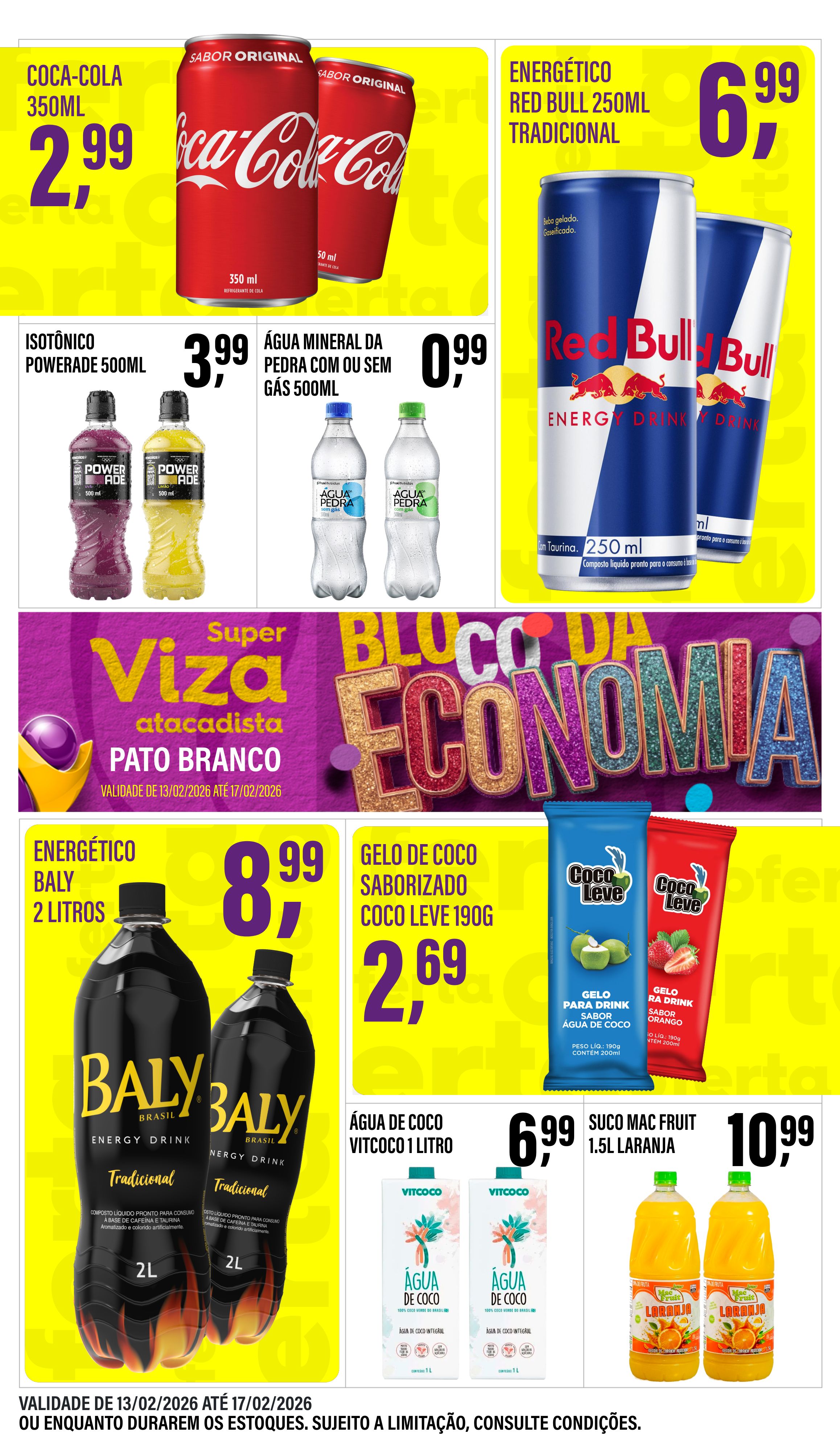 BLOCO DA ECONOMIA - BEBIDAS